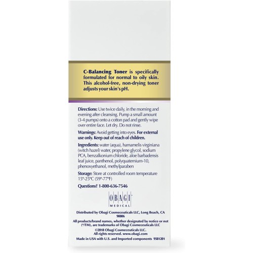 OBAGI-C RX BALANCING TONER | 198ML OBAGI-C RX BALANCING TONER | 198ML